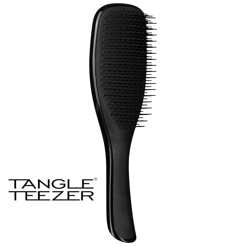 Ultimate Detangler Hairbrush for Wet & Dry Hair, Eliminates Knots & Reduces Breakage for All Hair Types Liquorice Black Haircare Heatless Smooth Silky