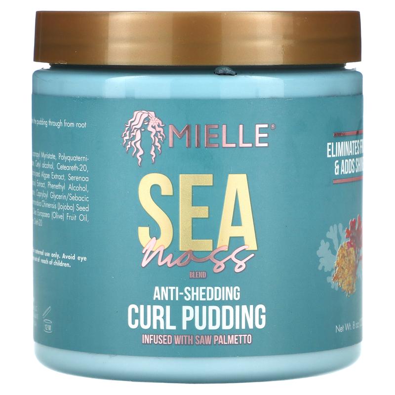 Anti-Shedding Hair Curl Cream, Sea Moss Blend, 8 oz (227 g)