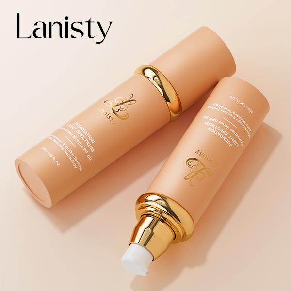 Lanisty Foundation 4 in 1-Light Spectrum for Flawless Moisturizing Makeup Foundation, Long-lasting, Matte, Waterproof, Lightweight,Christmas Special Deal