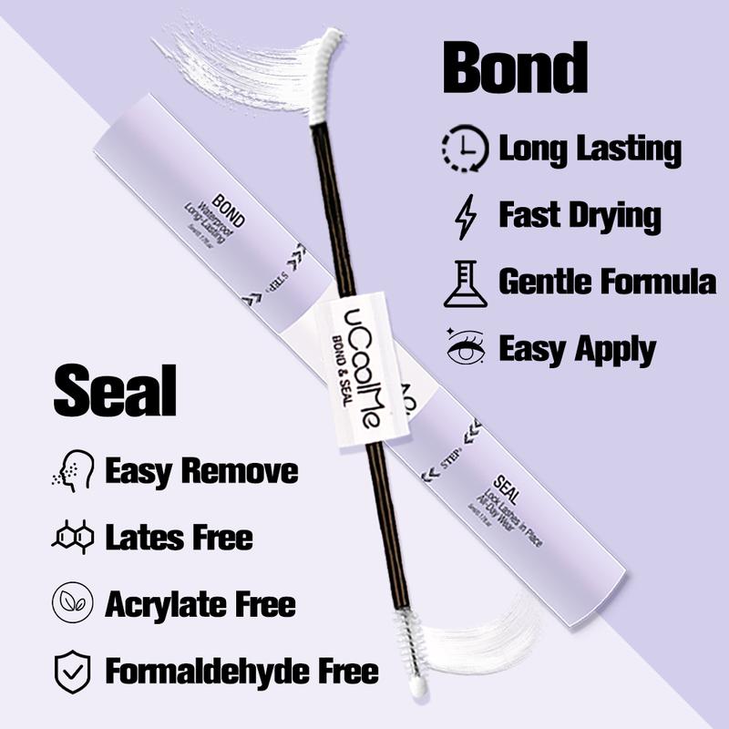 uCoolMe Upgraded 2in1 Bond & Seal | Waterproof, Long-Lasting, Pool-proof, Latex-free, Tear-proof Cosmetic Makeup winter gift