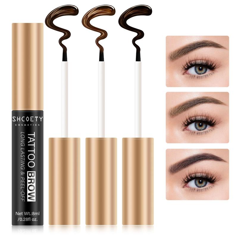 Long Lasting Peel-off Eyebrow Gel, 1 Count Waterproof Peel & Reveal Eyebrow Gel Stick, Natural Eyebrow Makeup Tool for Women & Girls