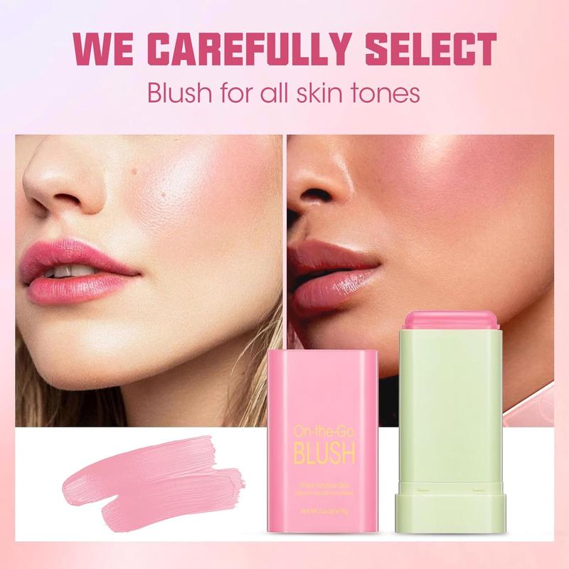 Liquid Blush Stick, MultifunctionalBlusher for Lip and Cheek, Natural LookBeauty Blush for Daily Makeup, Blushersfor Cheeks Make Up, Cream Blush LiquidBlusher Cosmetic Beauty Gift for Gf,Trending Products blush topper