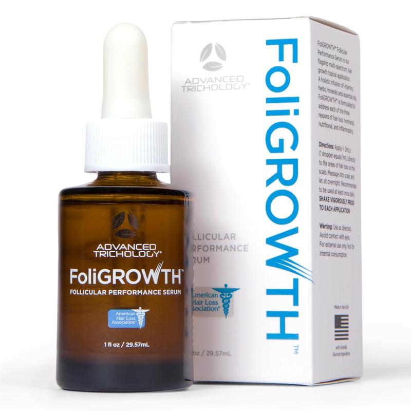 FoliGROWTH Follicular Performance Serum for Thicker Fuller Hair | Triple-Action, Multi-Zonal Topical Serum for Hormonal, Nutritional, and Inflammatory-Related Hair Loss