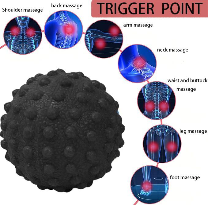 Myofascial Release Muscle Relaxation Massage Balls for Trigger Point Therapy and Comfortable Muscle Knots Relief. Body Care - One Pack