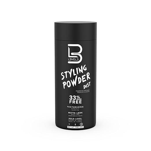 L3 Level 3 Styling Powder - Natural Look Mens Powder - Easy to Apply with No Oil