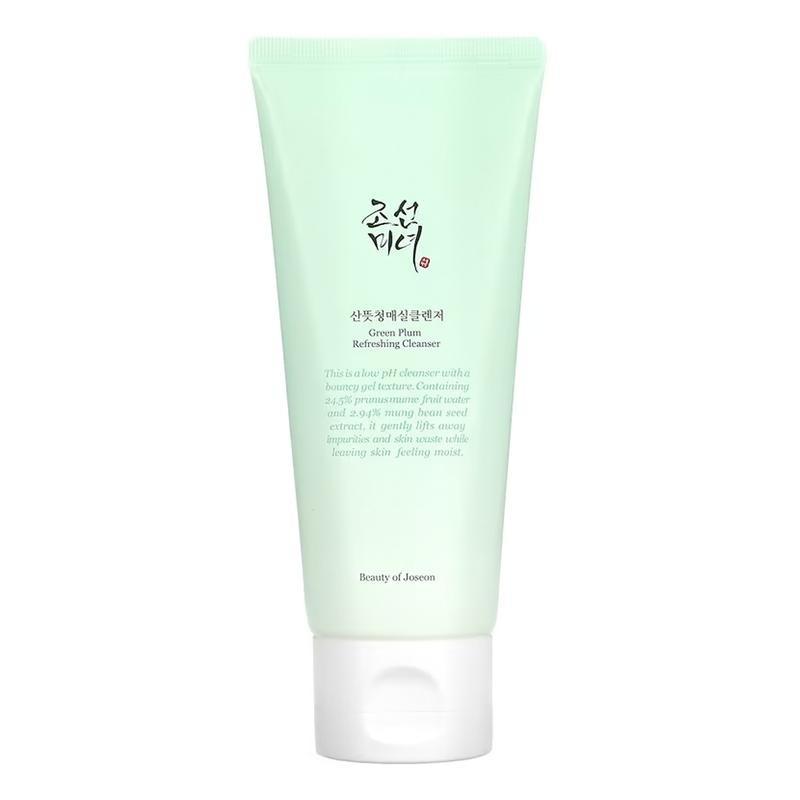 Beauty of Joseon Green Plum Cleanser - 100ml Facial Cleanser for Skin Care - Gel Cleanser - Korean Coconut Exfoliate