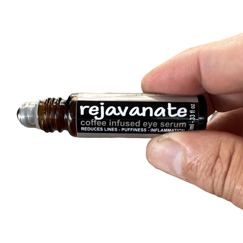 KAFX Body Rejavanate Coffee Infused Natural Eye Serum Coconut Oil Organic Gentle