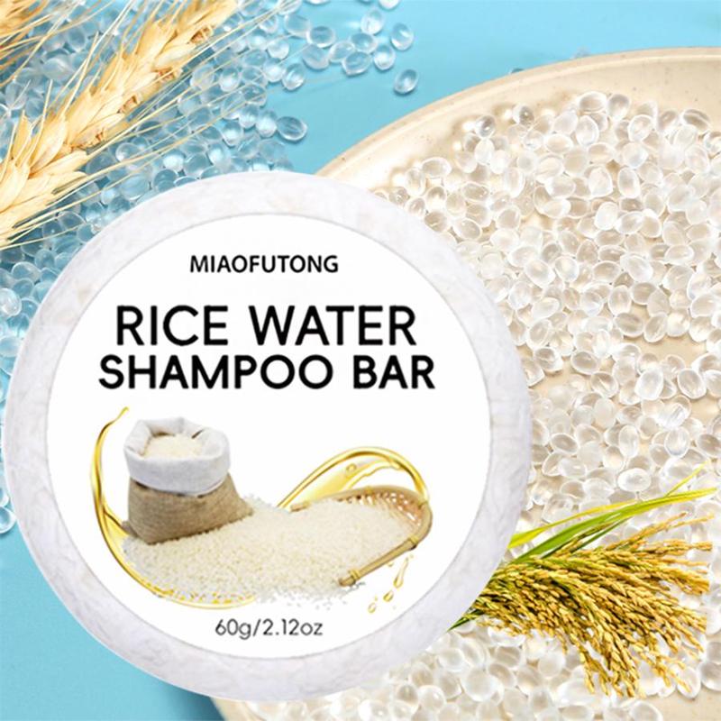 Rice Water Extract Shampoo Soap Bar, 2 in 1 Hair Deep Cleansing Shampoo Soap, Hair Care & Styling Product, Christmas Gift