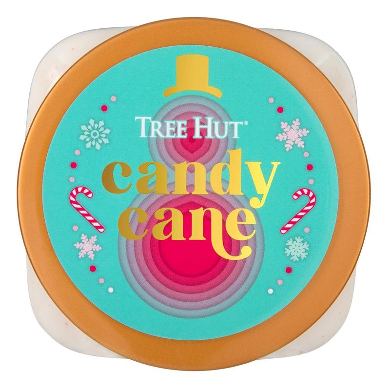 Tree Hut Candy Cane Shea Sugar Exfoliating & Hydrating Body Scrub, 18 oz.