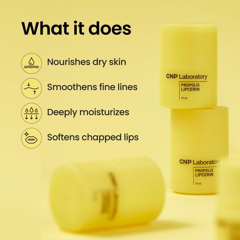 CNP Honey Lip Butter (0.5 fl.oz   15ml) - Propolis Lipcerin, Hydrating Overnight Manuka Lip Balm & Mask Skincare Daily Firming Fragrance Lip Mask Nourishing Scent Comfort Moisture