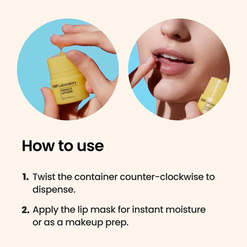 CNP Honey Lip Butter (0.5 fl.oz   15ml) - Propolis Lipcerin, Hydrating Overnight Manuka Lip Balm & Mask Skincare Daily Firming Fragrance Lip Mask Nourishing Scent Comfort Moisture