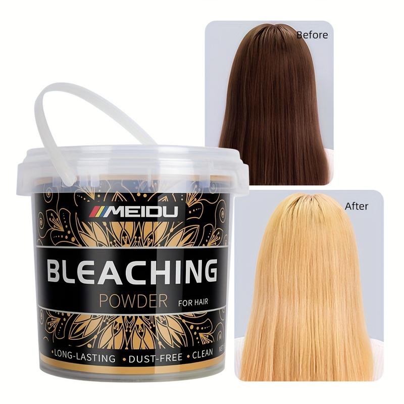 Meidu Bleaching Powder 500G-Neutral Adult Decolorant, Rich Glycerin Formula, Fast and Uniform Color Removal, Suitable for Ordinary Hair Quality, Hairdressing Essentials