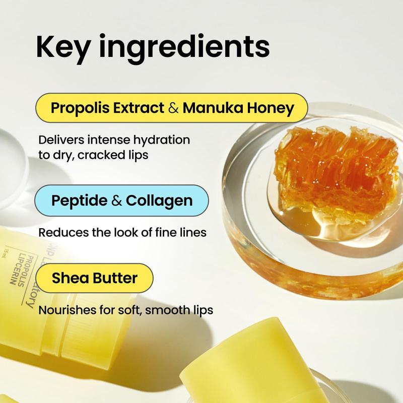 CNP Honey Lip Butter (0.5 fl.oz   15ml) - Propolis Lipcerin, Hydrating Overnight Manuka Lip Balm & Mask Skincare Daily Firming Fragrance Lip Mask Nourishing Scent Comfort Moisture