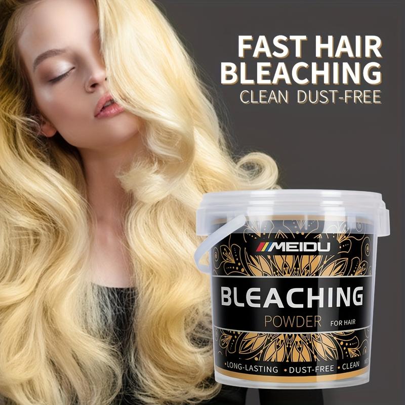 Meidu Bleaching Powder 500G-Neutral Adult Decolorant, Rich Glycerin Formula, Fast and Uniform Color Removal, Suitable for Ordinary Hair Quality, Hairdressing Essentials