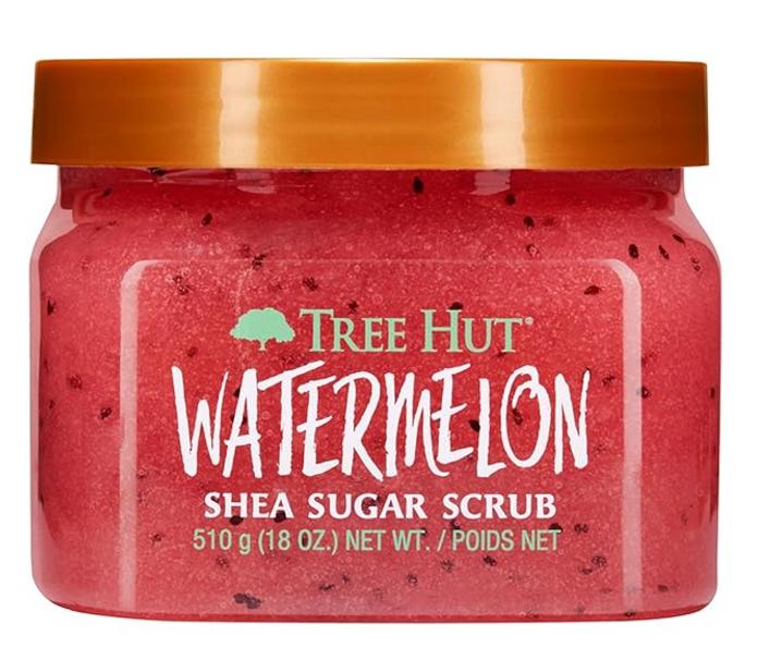 Tree Hut Vanilla Shea Sugar Exfoliating & Hydrating Body Scrub, 18 oz