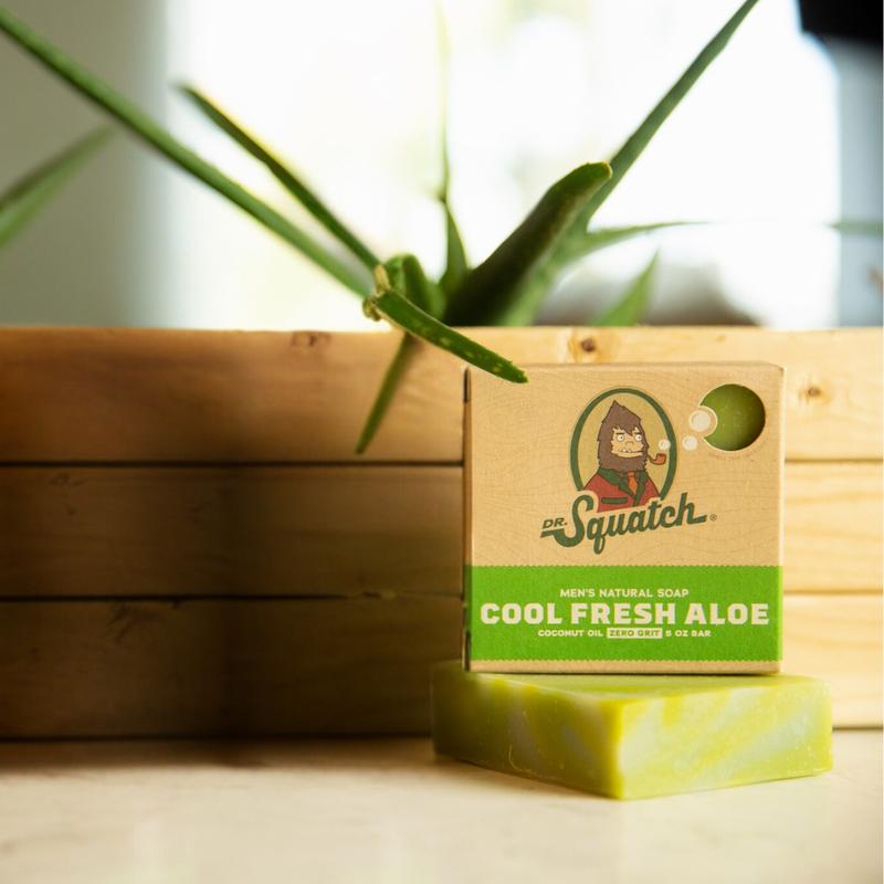 Dr. Squatch - Cool Fresh Aloe Bar Soap - Body Care for Men