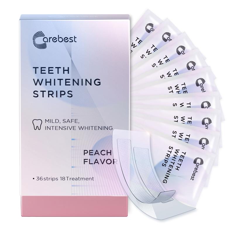 Teeth whitening strip , enamel safety strip whitening without harm,for sensitive teeth Gentle Oral Peach whiting strips   whitening  whitening Oral Teeth Whitening Treatment Strips teeth whitening kit   whitening