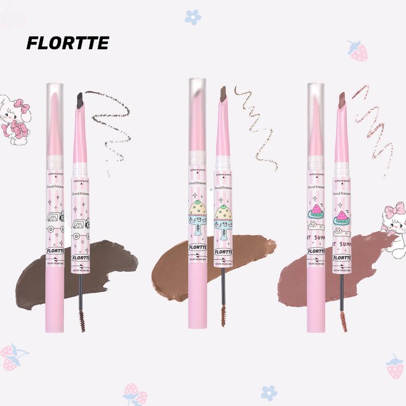 FLORTTE Good Friends Club Eyebrow Pencil ＆ Brow Mascara