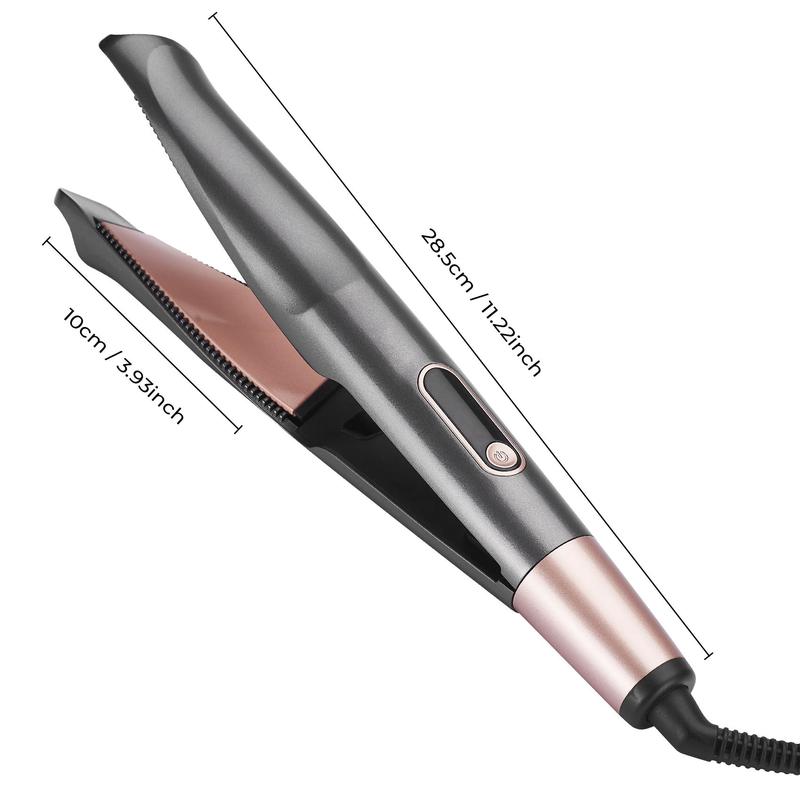 2 in 1 Hair Straightener & Curler, 1 Box Professional Hair Straightener with Temperature Display, Hair Styling Tool for Home & Travel