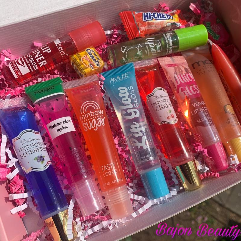 Variety Lip Gloss Box, Moisturized Lips, Ultra Shine Lip Gloss, Hydrating, Long-lasting, fuller-looking lips, Glossy, Lip Care, Cosmetic,