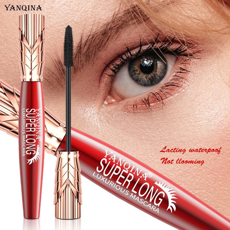 Waterproof Long-lasting Eyelash Mascara, 1 Count Quick Drying Eyelash Extensions Volume Building Mascara, Gift For Women and Girls