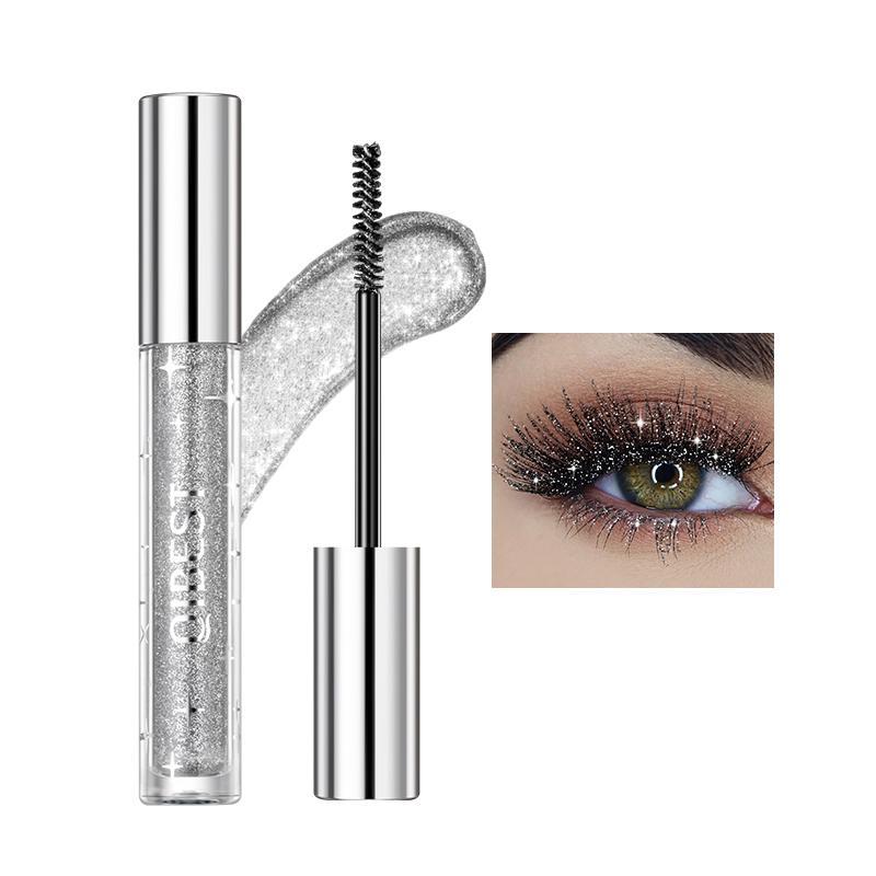 Mixed Color Glitter Mascara Stick(3pcs set), Long Lasting Quick Drying Eyelash Extensions Volume Building Mascara, Professional Eye Enhancement Makeup Products