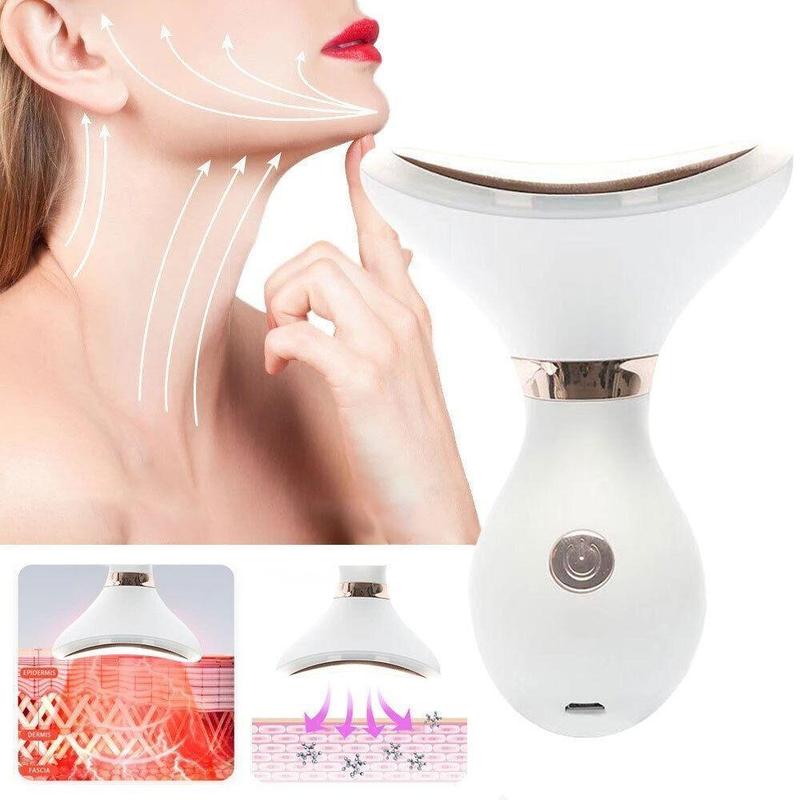 Neck & Face Massager, 3 Modes Neck Massager, Face Lifting Tool, Women & Men Skin Care Tool