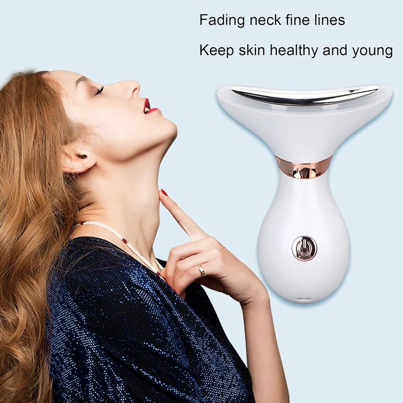 Neck & Face Massager, 3 Modes Neck Massager, Face Lifting Tool, Women & Men Skin Care Tool