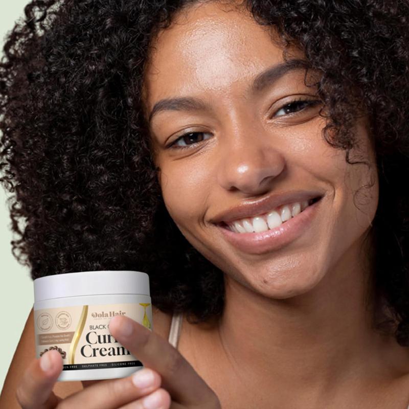 Curl Cream Black Castor Oil- Enhance Waves Define Curls Black Castor Oil Hair Care Curling Cream | Conditions, Detangles, and Reduces Frizz | Paraben Free 5.29oz