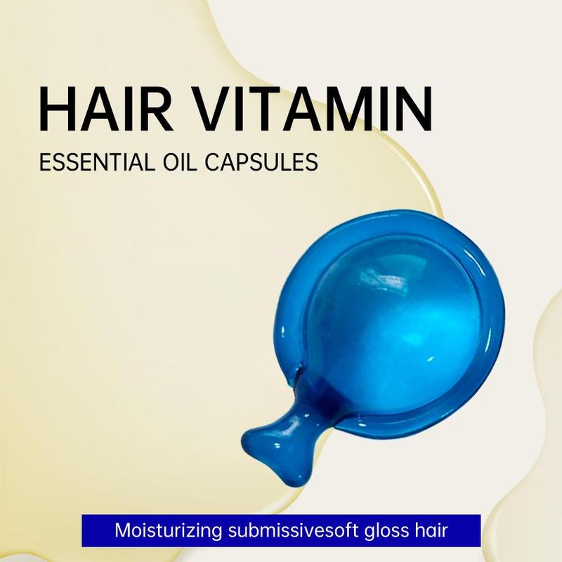 Keratin Hair Vitamin Capsule, 1 Box Hair Care Oil for Dry & Damaged Hair, Hair Care & Styling Product for Women & Men