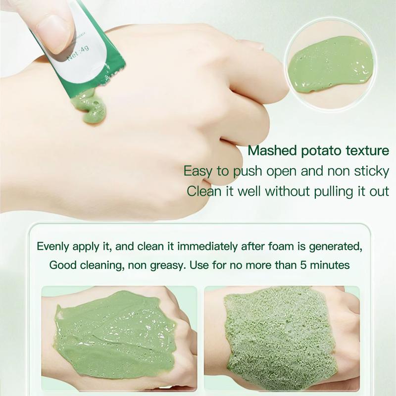 Centella foam facial mask can remove black and control oil, deeply clean facial dirt