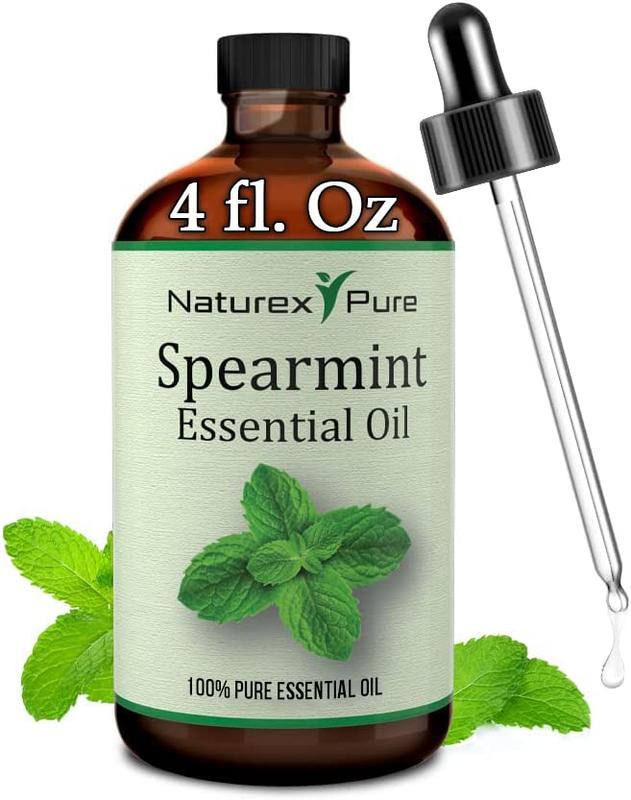 Spearmint Oil for PCOS-  All Natural Essential Oil for Haircare, Skin & Diffuser-4oz