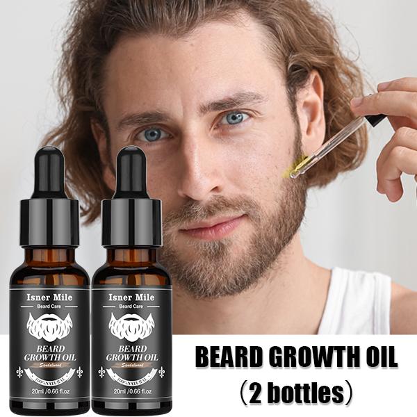 Beard Growth Kit, Beard Growing Kit, Beard Care Kit, Beard Grooming Kit with 2 Pack Beard Original Oil, Beard Brush, Wash Conditioner for After Shave Lotions- Sandalwood,Balm,Combs, Valentine's Day Christmas Fathers Gifts for Dad Men Boyfriend