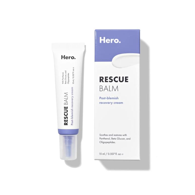 Rescue Balm Post-Blemish Recovery Cream from Hero Cosmetics - Intensive Nourishing and Calming for Dry, Red-Looking Skin - Dermatologist Tested and Vegan-Friendly (15 Ml, 0.5 Fl. Oz) No brand