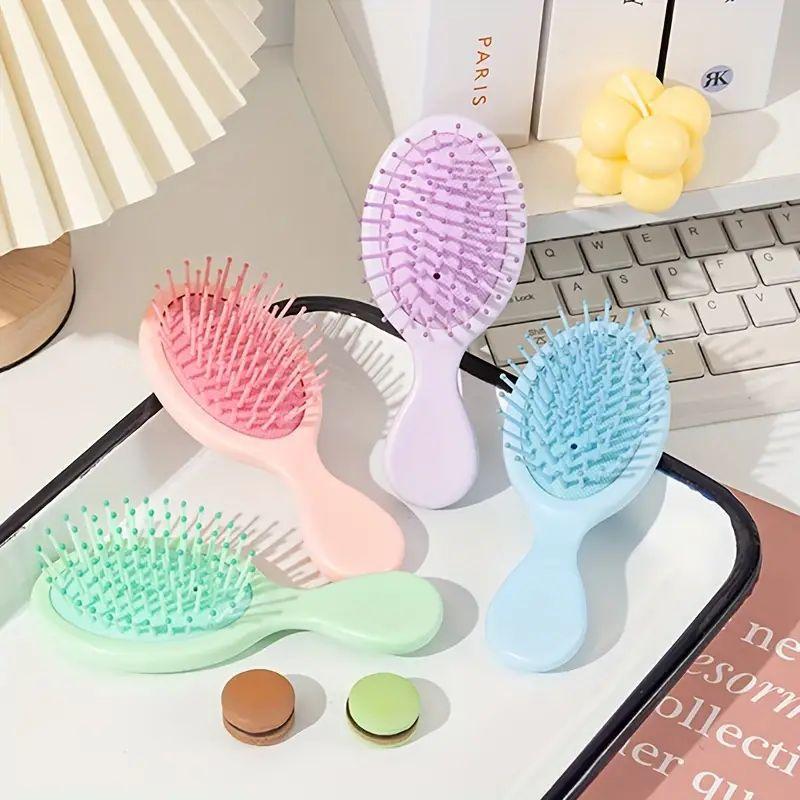 Mini Hair Comb, 1 Count Cute Massage Comb, Scalp Massage Comb, Heatless Hair Styling Tool for Women & Girls, Professional Hair Styling Tool for Home & Salon Use, Christmas, Christmas Gift