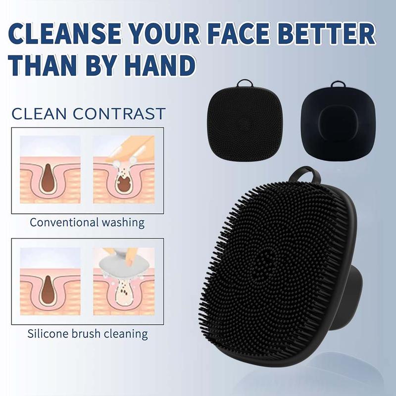 Silicone Face Wash, 1 Count Facial Massage Brush, Waterproof Facial Cleansing Brush, Manual Facial Cleansing Brush, Professional Daily Skin Care Tools