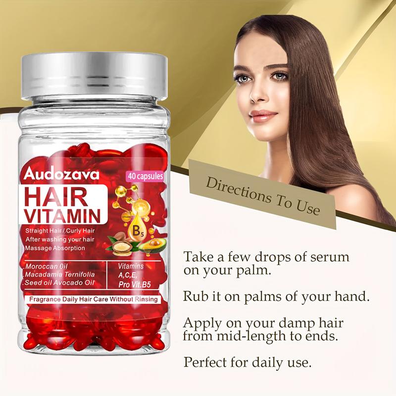 Hair Treatment SerumNo Rinse, Enriched with Argan, Macadamia, and Avocado Oils - Infused withVitamins A,C,E-Unisex Hair Care Fragrance Haircare Comfort Scented Aroma Scent